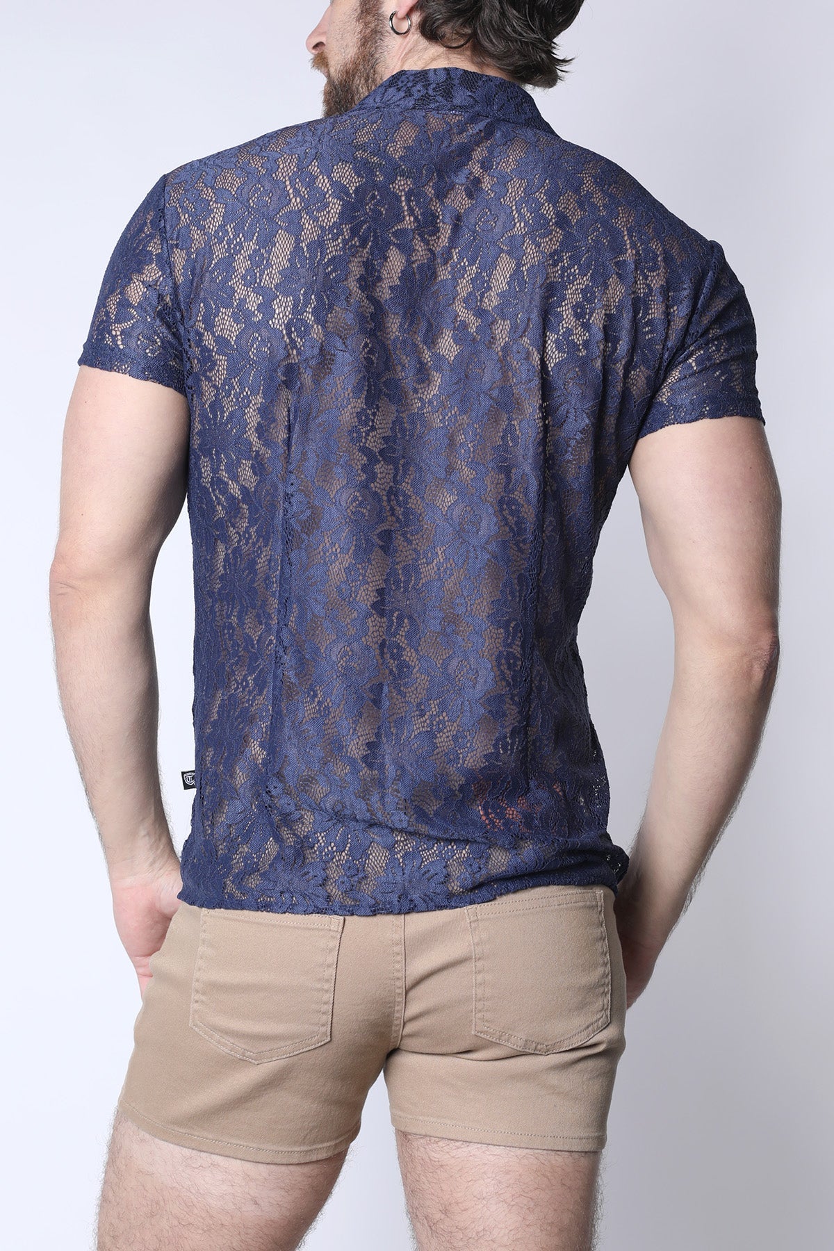 Sorrento Button-Down Lace Shirt