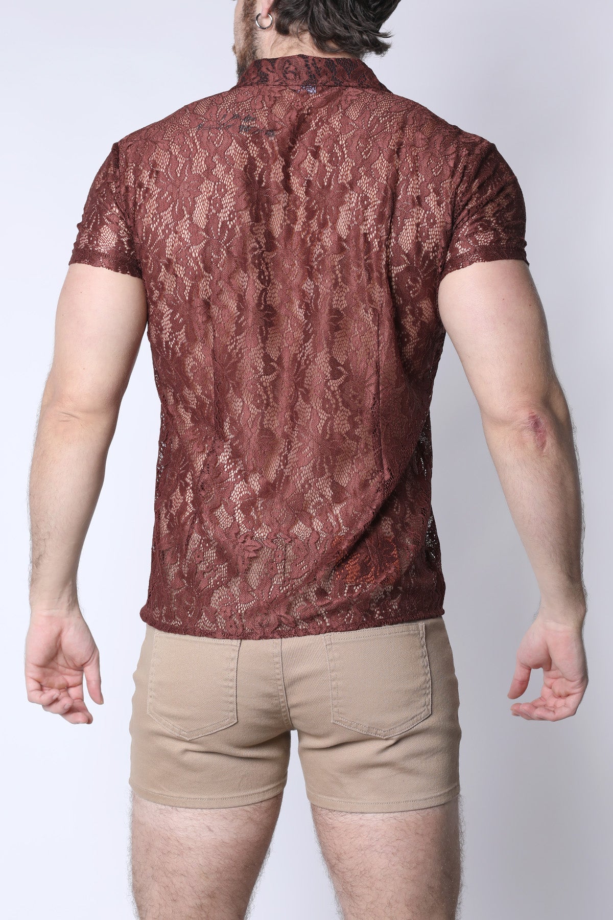 Sorrento Button-Down Lace Shirt