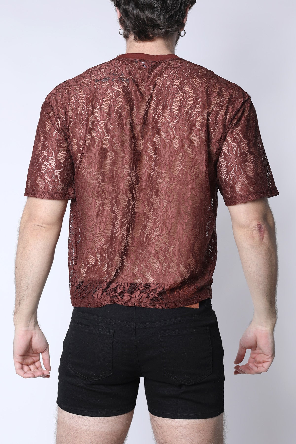 Sorrento Lace Cropped Tee