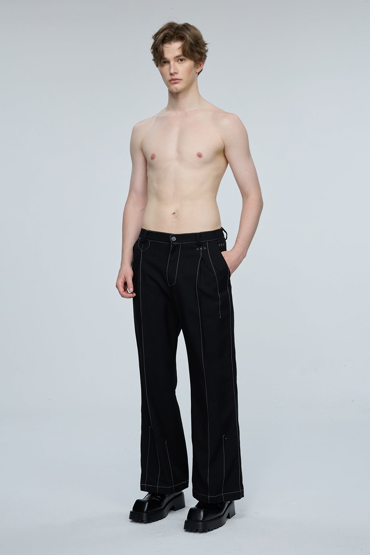 Stark Crease Bootcut Pants