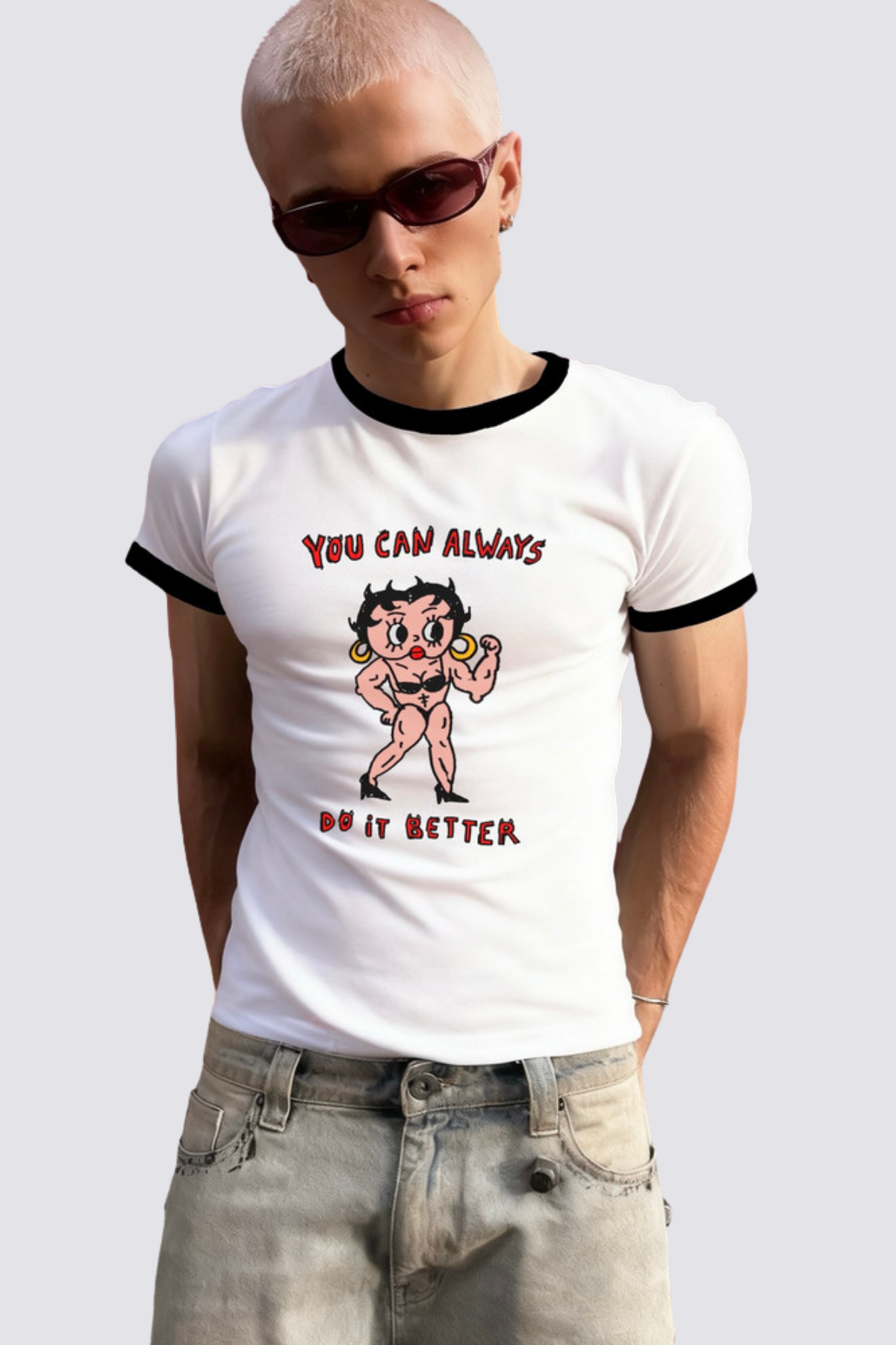 Stark Mark Print T-Shirt