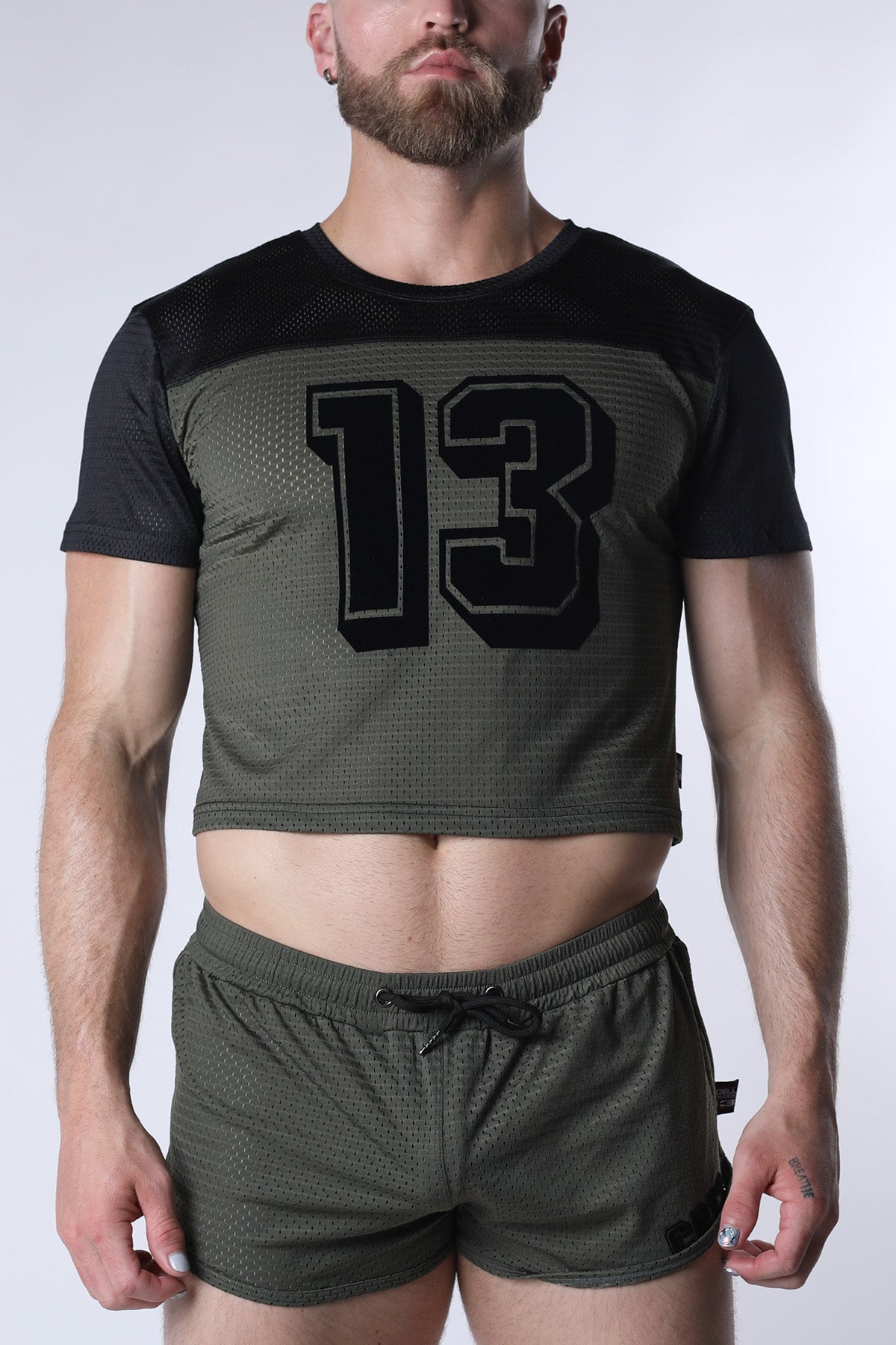 Starter Mesh Crop Tee
