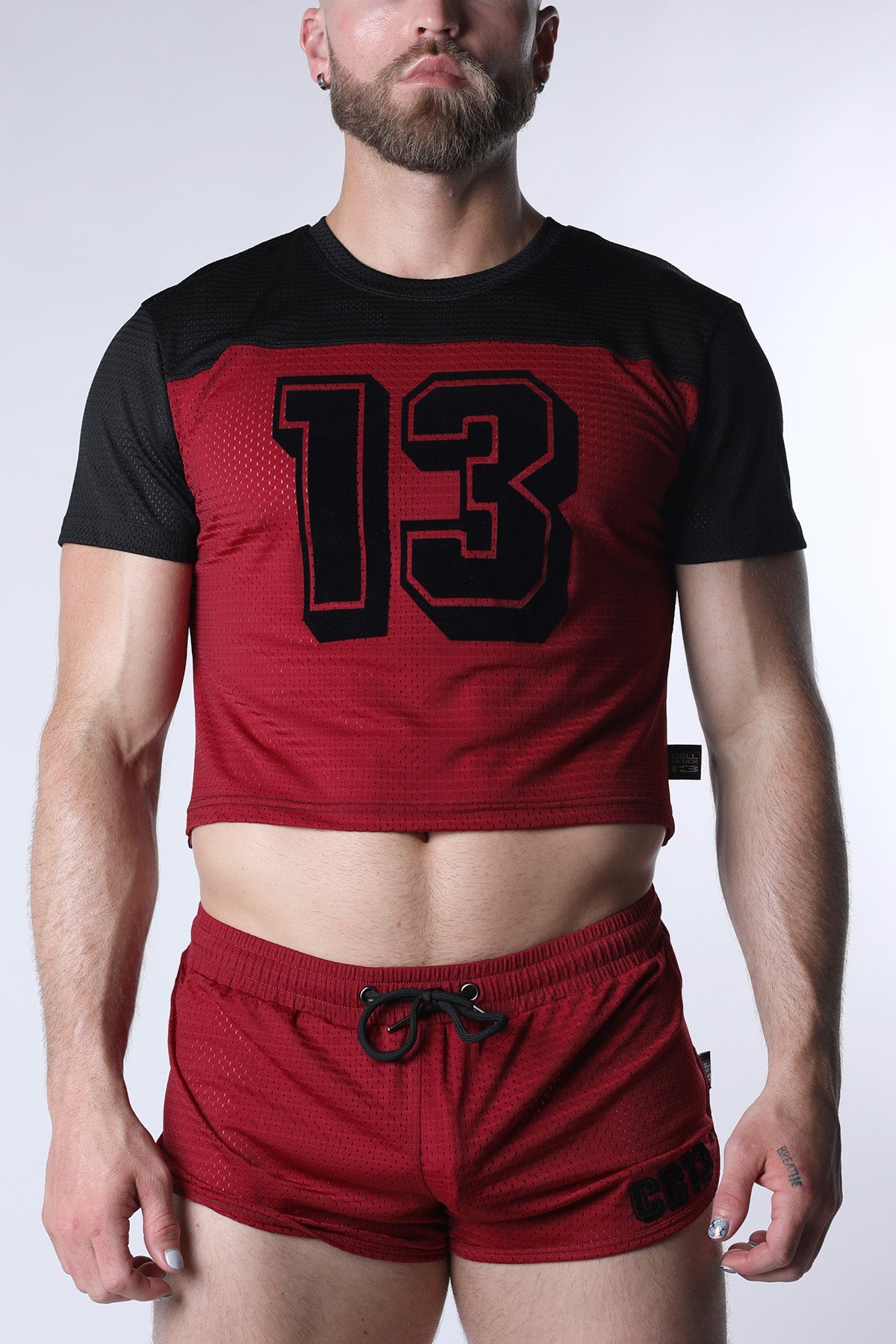 Starter Mesh Crop Tee