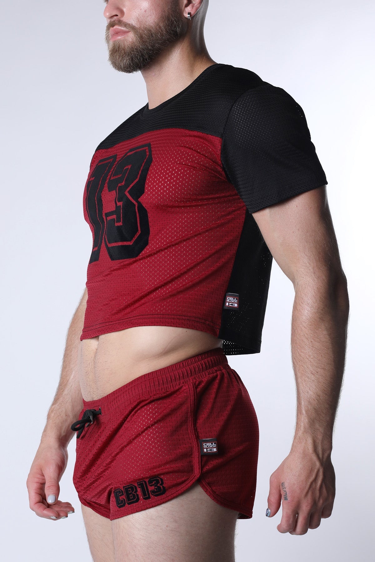 Starter Mesh Crop Tee