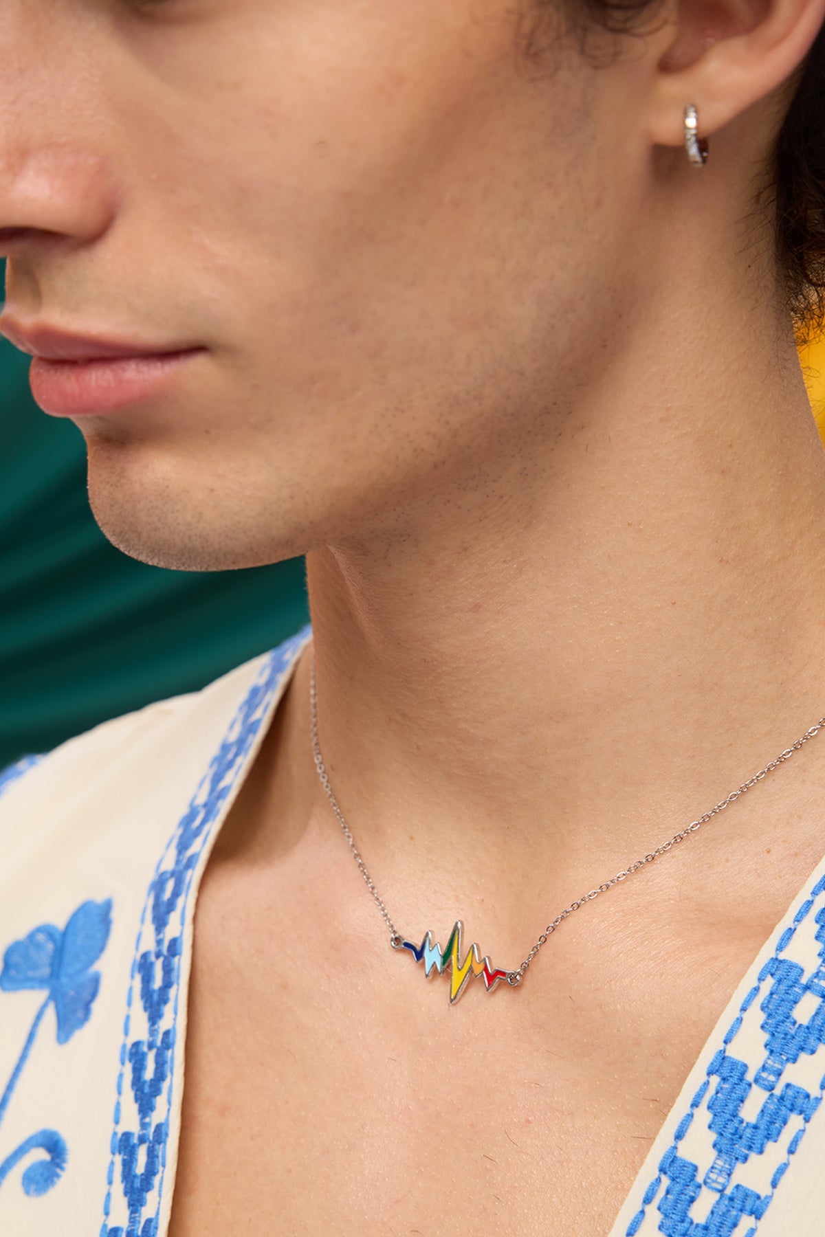 Steel Continuity Necklace