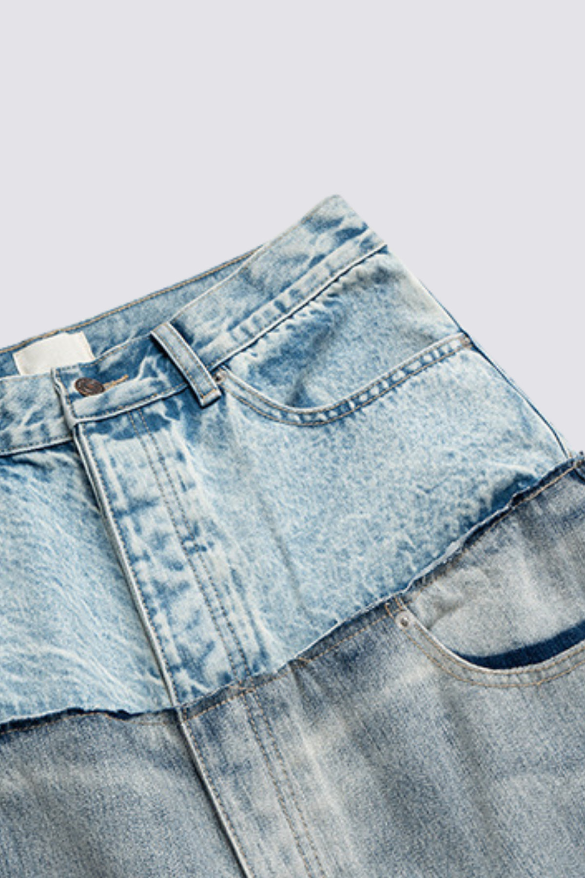 Street Hostility Deconstruct Baggy Jeans