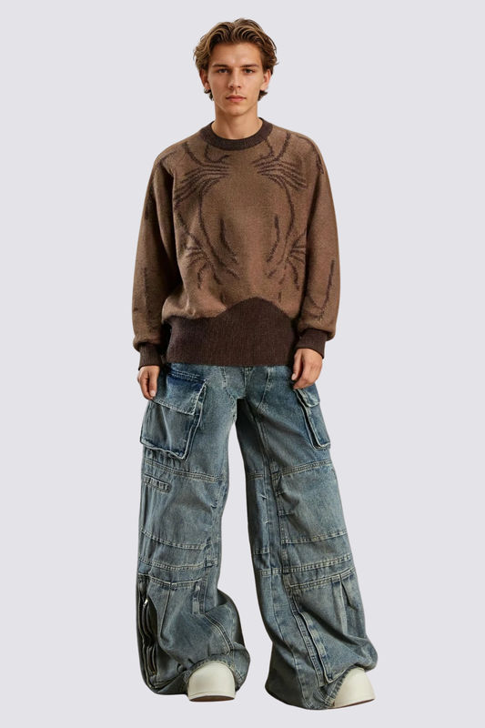 Tone Urban Barrel Jeans Blue