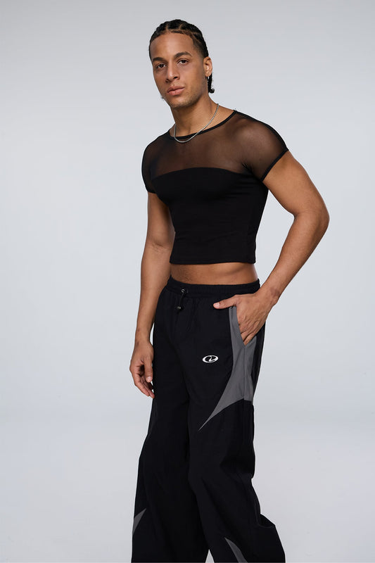 United Contact Mesh Crop Top