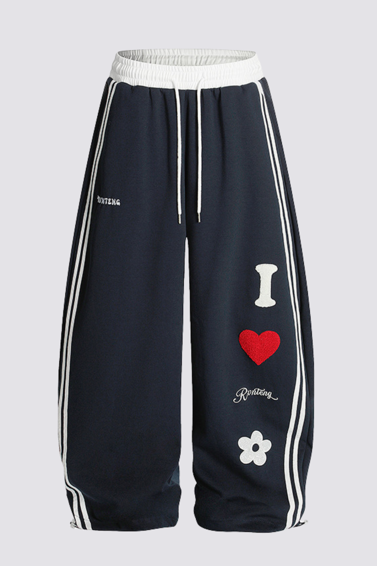 Urban Slack Embroidery Barrel Pants