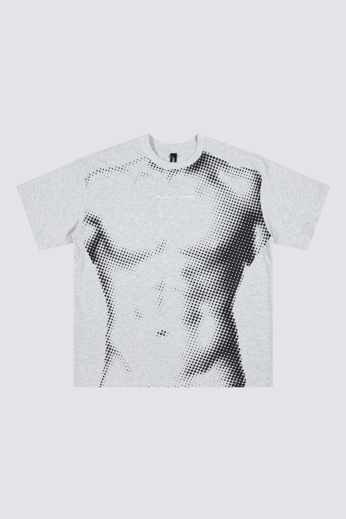 Veil Trace Print Top Grey