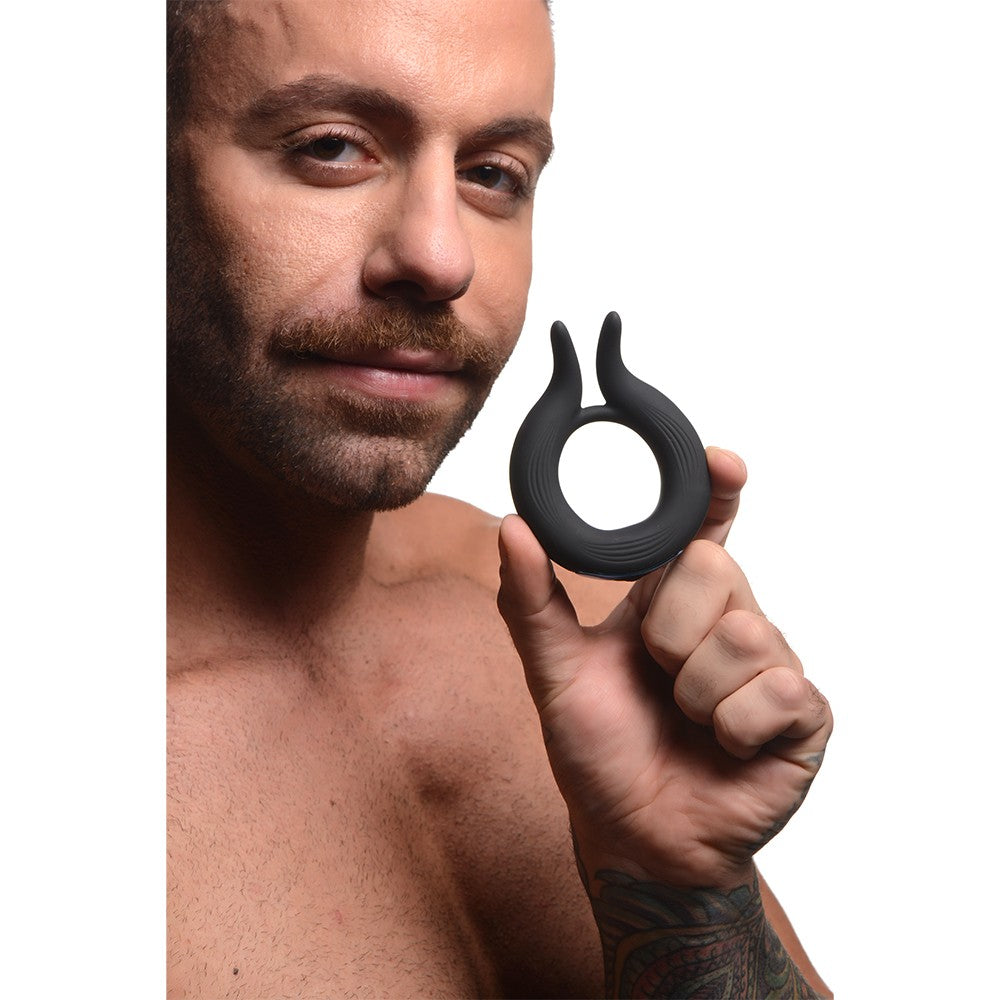 10X Dual Stim Silicone Cock Ring