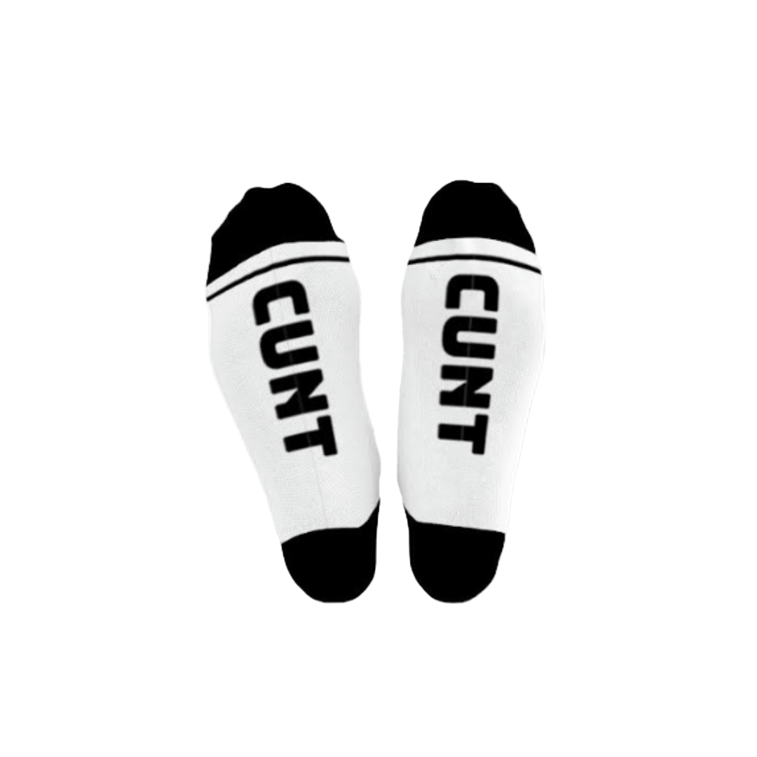 CUNT Cotton Crew Socks mid-length