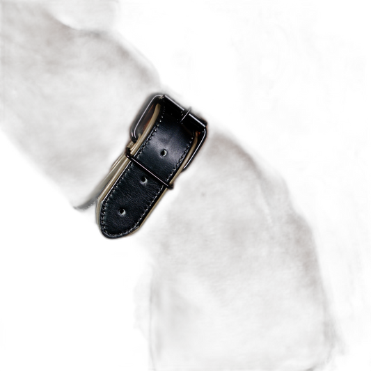 ruff GEAR Double Tone Leather Bicep Strap Army Black
