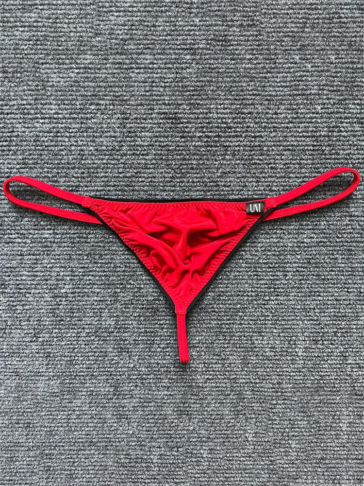 Men's Japanese Style Slim Fit Ice Silk Thin Thong