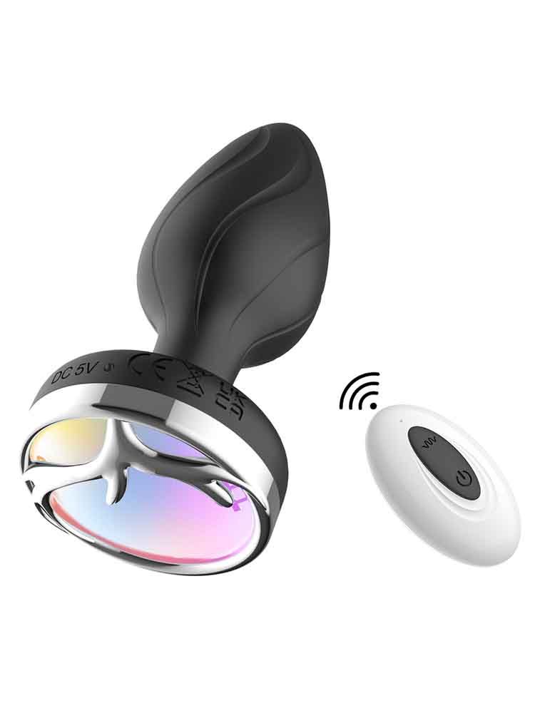 Remote Controlled Luminous Vibrating Anal Plug