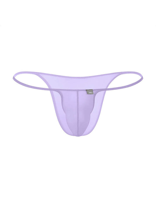 Men's Sexy Low-Rise Prominent Pouch Thong