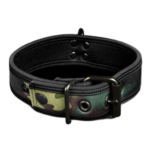 Mr S Leather NEO Puppy Collar Camo
