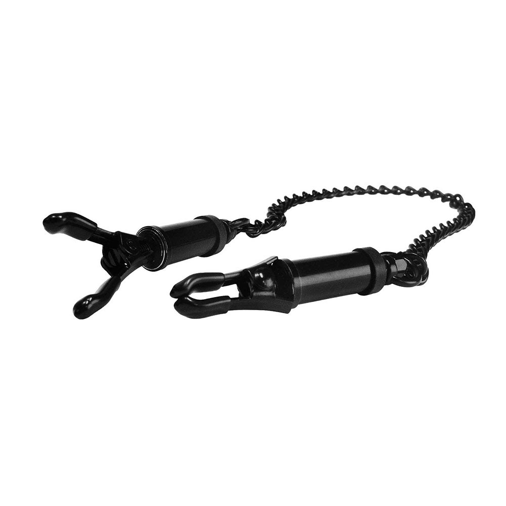 Black Deluxe Adjustable Nipple Clamps