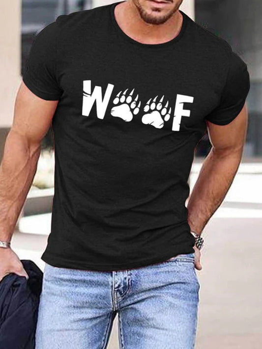 Men's Pride Gay Woof Bear Print T-Shirt