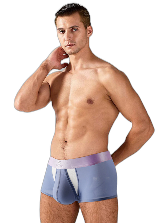 3 Pack Men's Supportive Pouch Lightweight Antibacterial Cooling Trunks