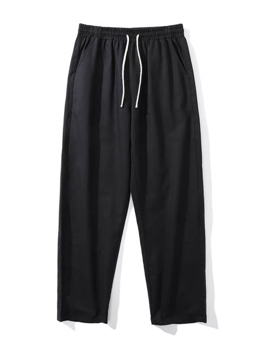 Men's Casual Loose Straight-Leg Cotton-Linen Pants