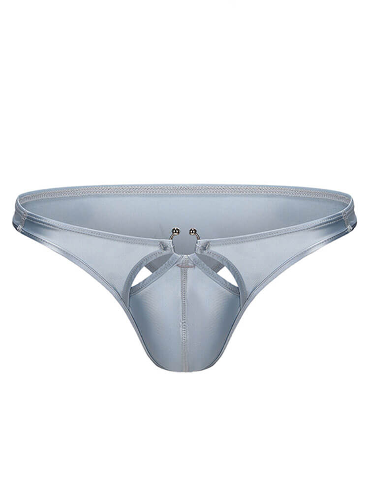 Men's Sexy Low-Rise Cutout Horseshoe Ring Thong