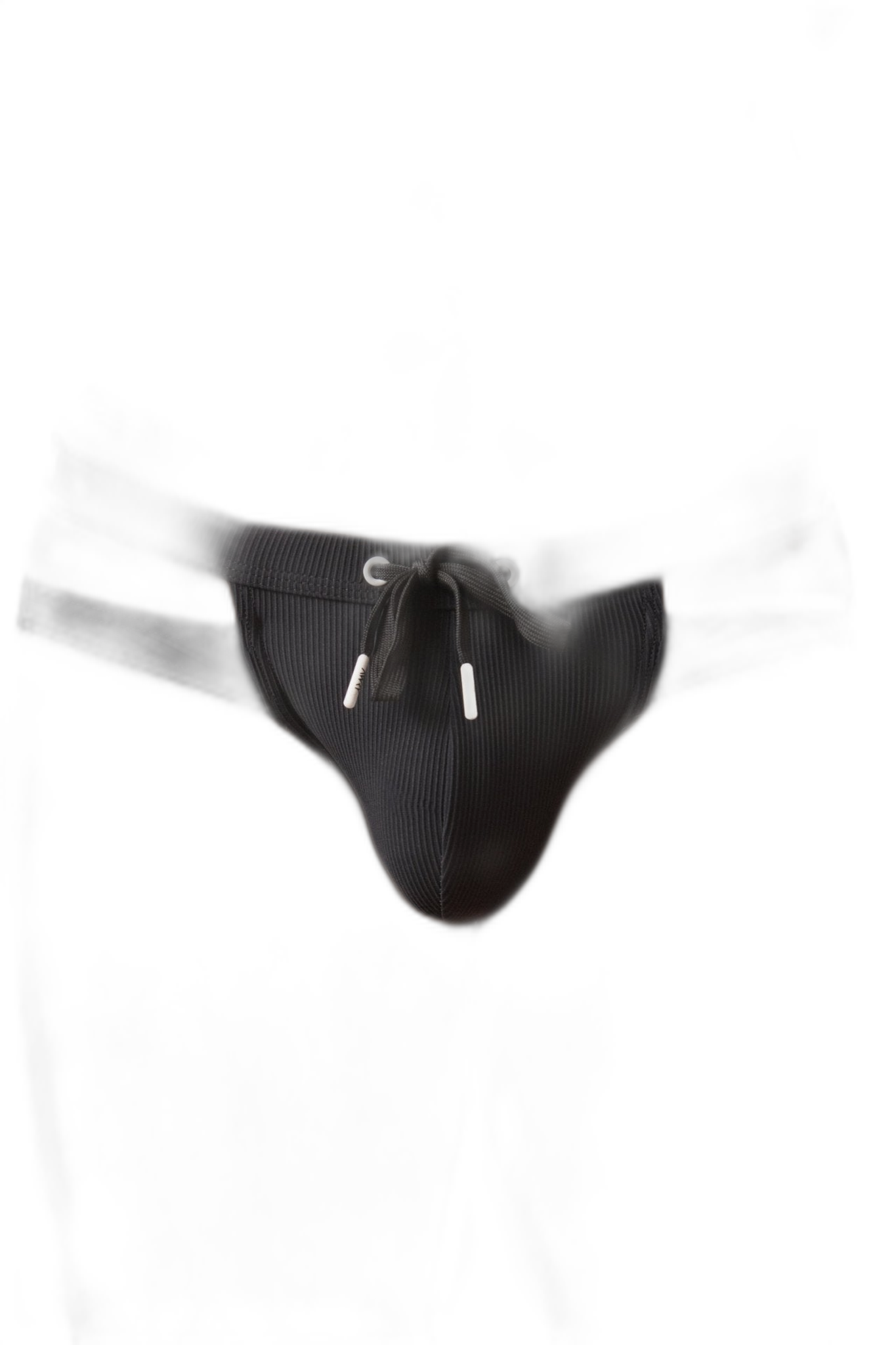 SURGE Split Swim Briefs - Black