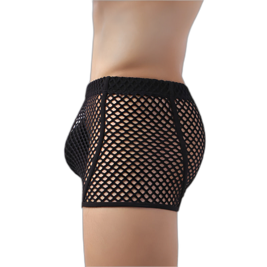 Mesh Fishnet High Shorts
