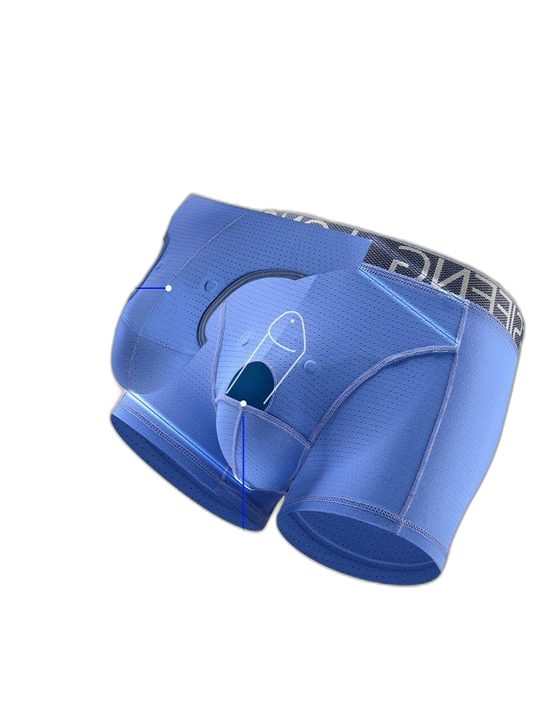 Men's Sexy Breathable Elastic Separated Pouch Trunks