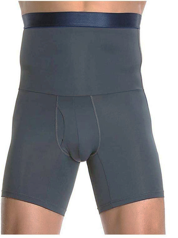 Men's Silicone Anti-Slip High Waist Shaping Boxer Briefs
