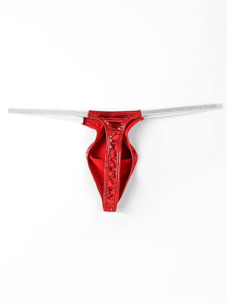 Men's Sexy Thin Strap Pouch Polyester Thong