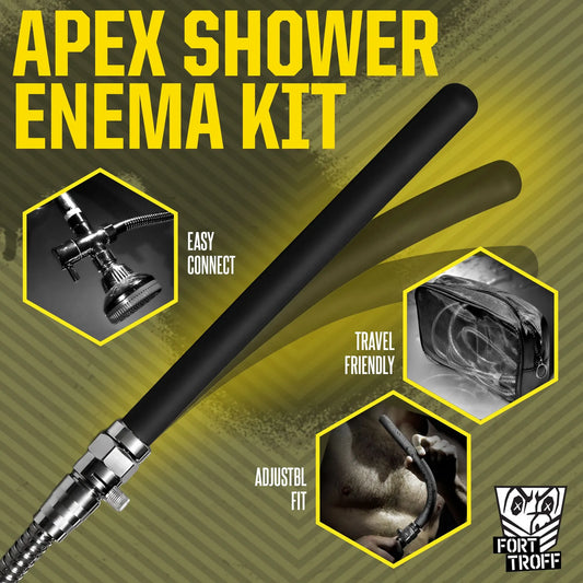 Apex Shower Set Shower Enema Kit with Toggle Valve