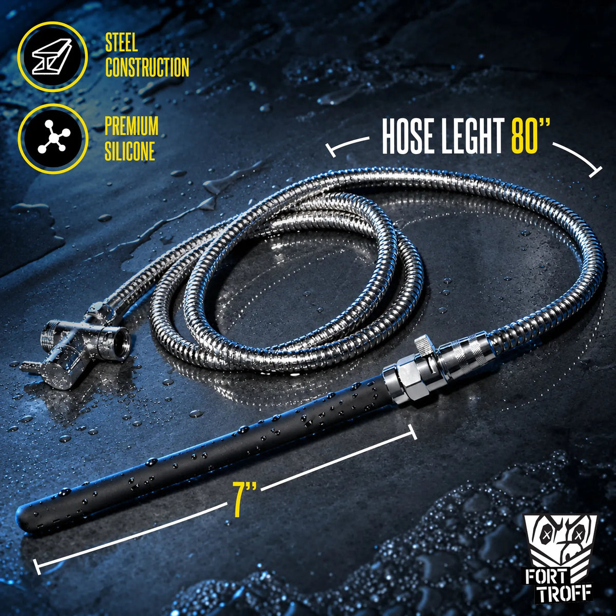 Apex Shower Set Shower Enema Kit with Toggle Valve