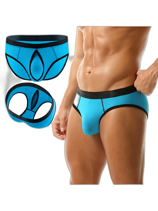 3-pack Men's Low-rise Compartment Lift Independent Pouch Briefs