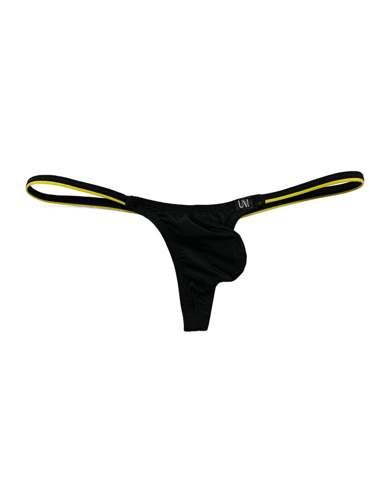 Men's Smooth Ice Silk Durable Nylon Low Rise Thong