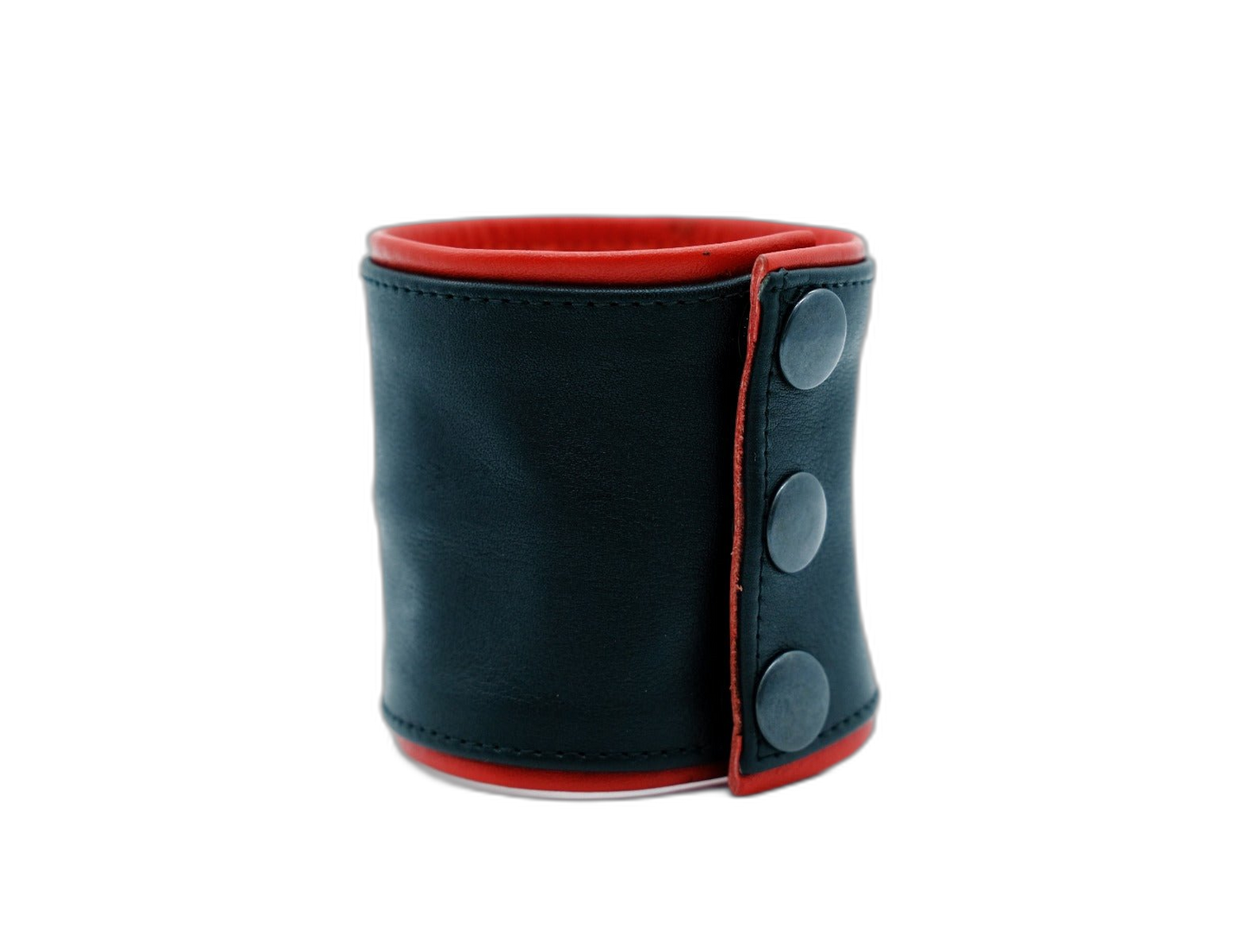 ruff GEAR Double Tone Leather Wrist Strap Wallet Red Black