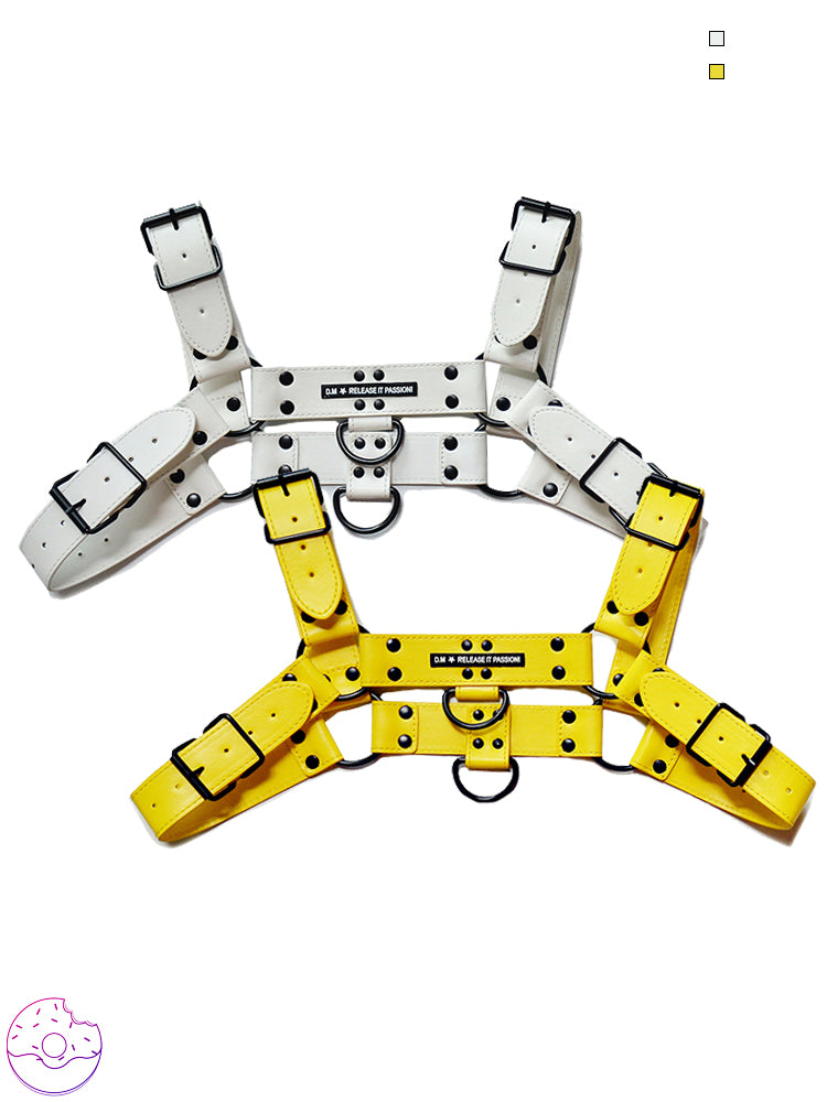 D.M Gorgeous Leather Adjustable Sexy Harness
