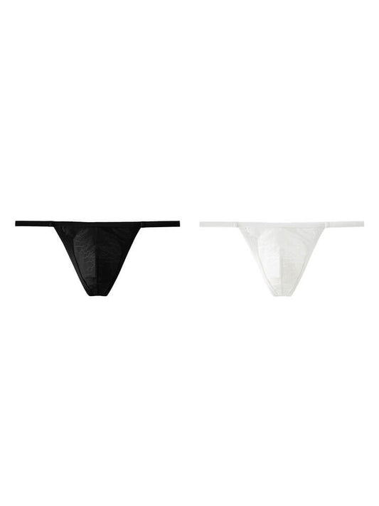 Men's Sexy Teardrop-Shaped High-Slit Bikini Thong