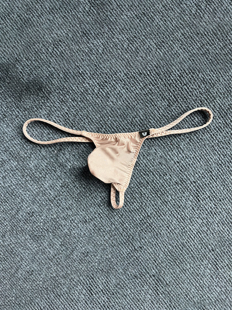 Men's Shiny High Elastic Durable Nylon Thong