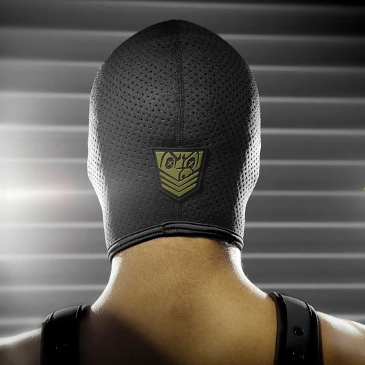 Black Ops Perforated Bondage Hood