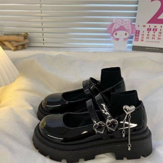 Bow Platform Mary Jane Shoes