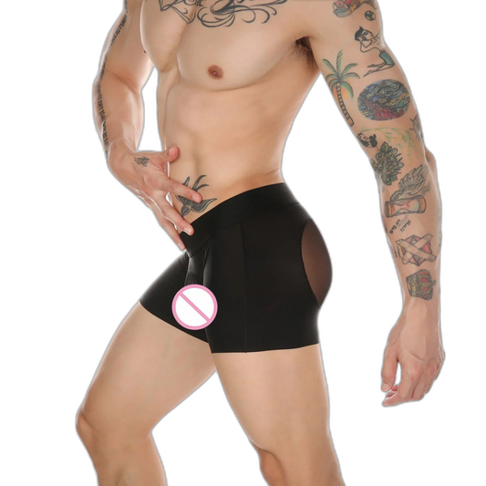 Lustful Heart Open Back Underwear For Men