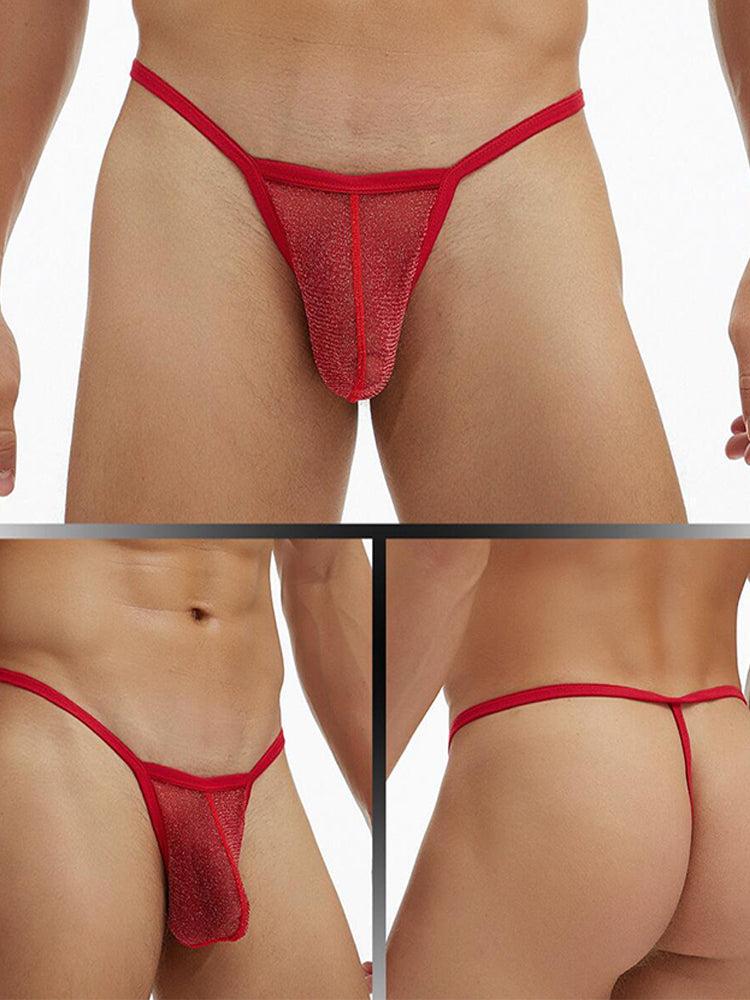 Men's Mesh Pouch Thong