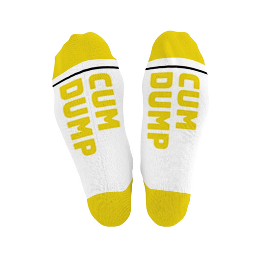 CUM DUMP | Cotton Crew Socks | Mid-length