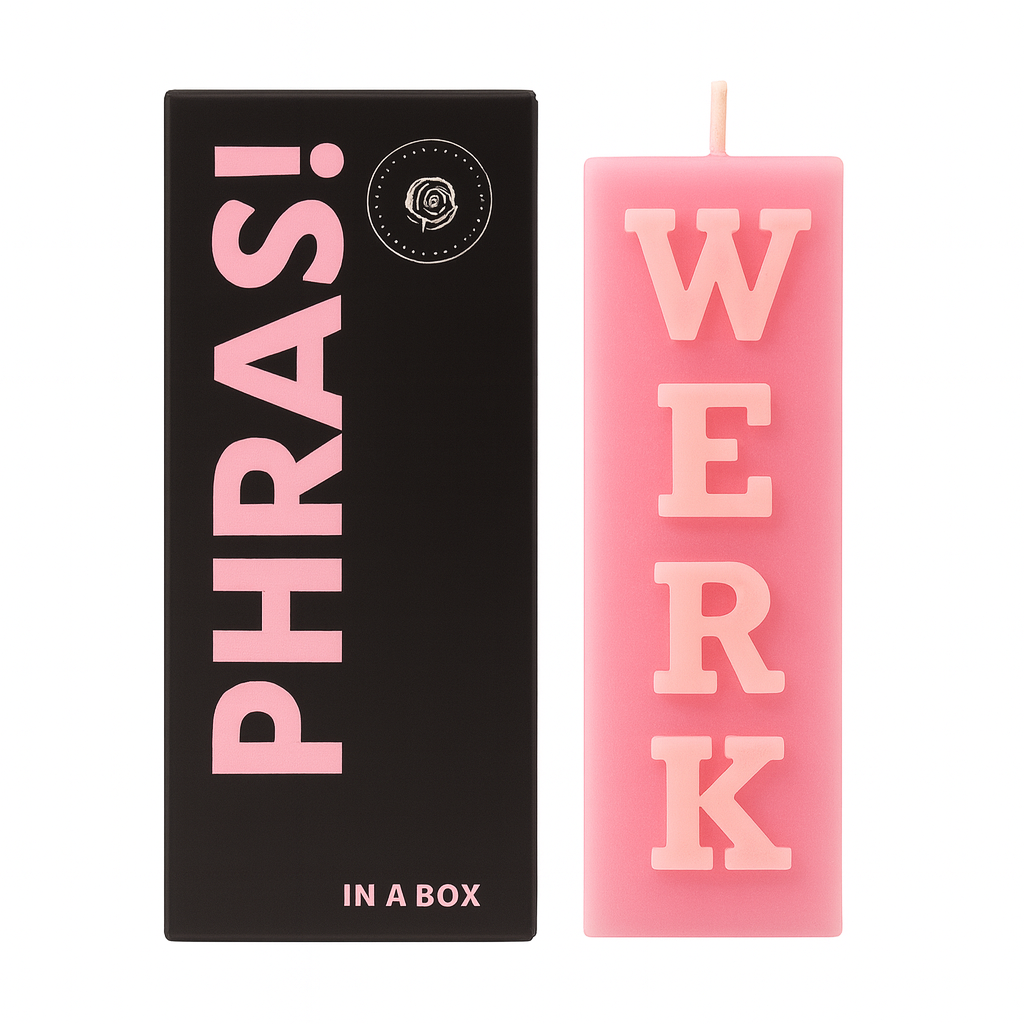 Phrase in a Box | WERK Candle