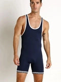 Men's Skinny Fitness Sleeveless Wrestling Singlet