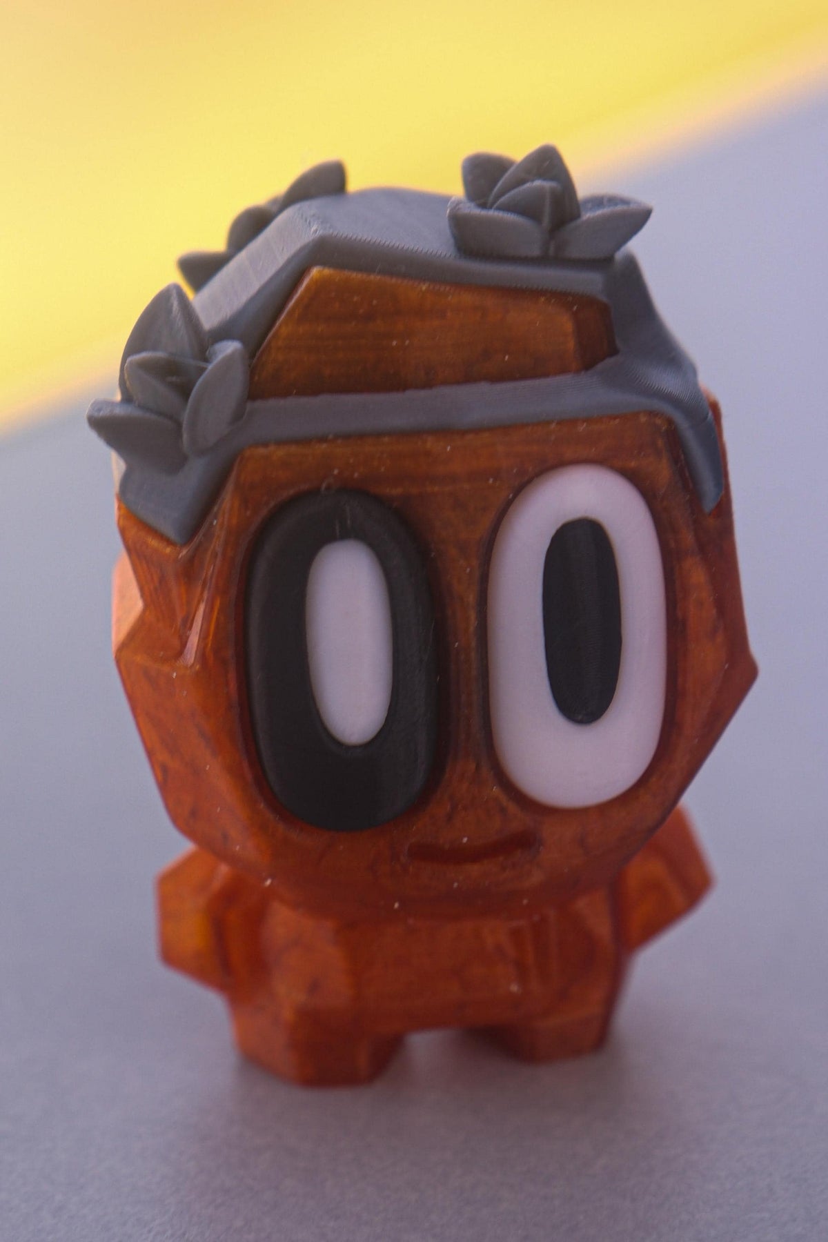 3D Printed Pet Blob Rock - Fun Desk Toy, Keychain, or Gift! Collect 'em All!