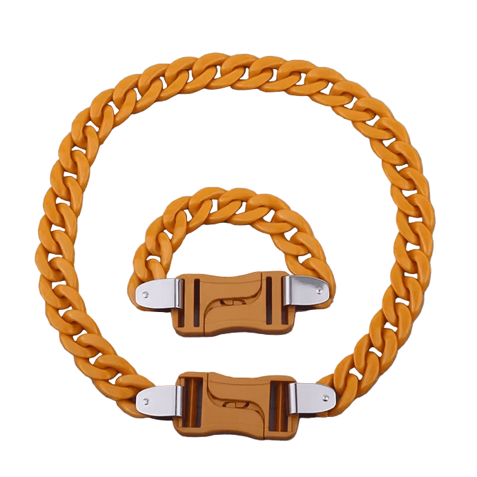 Acrylic Chain Yellow