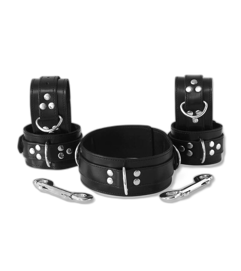 ruff GEAR 5 Piece Leather Bondage Set