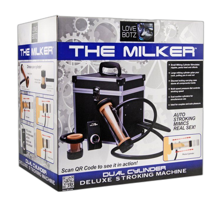 Lovebotz The Milker Dual Cylinder Deluxe Stroking Machine